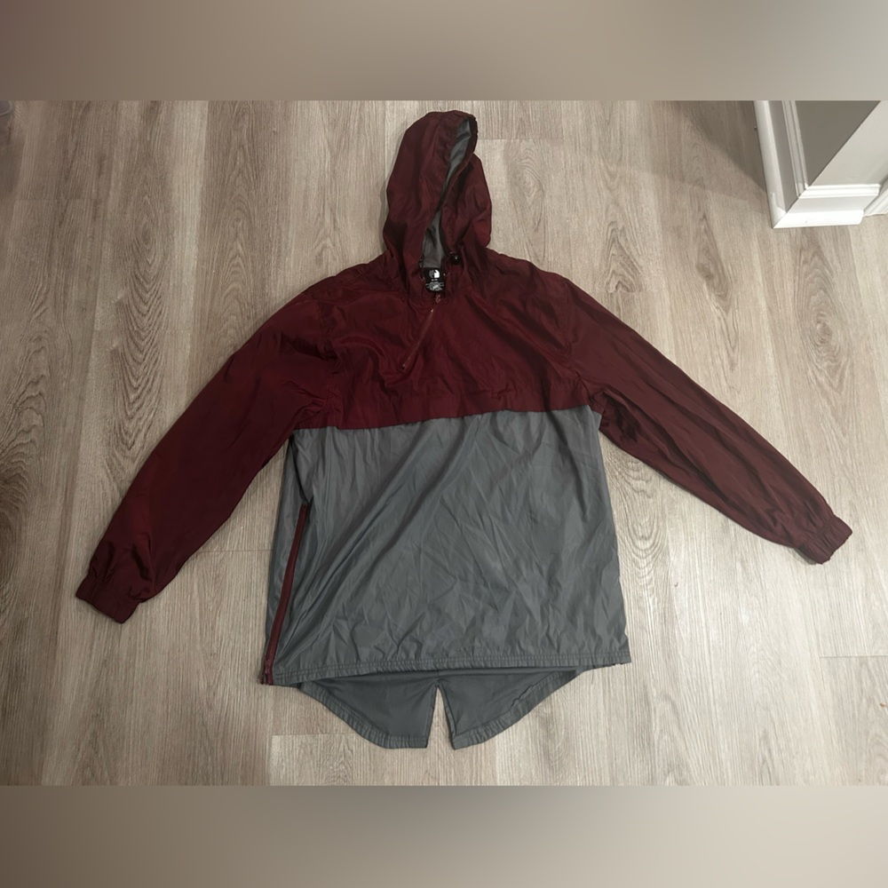Men's Waterproof Hooded Windbreaker Rain Jacket Lightweight Water-Resistant Coat